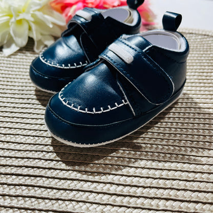 Sapatinhos de bebé menino - Antiderrapante - 0 aos 6M