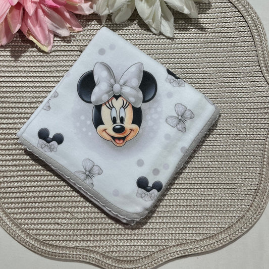 Fralda Minnie em algodão bebé