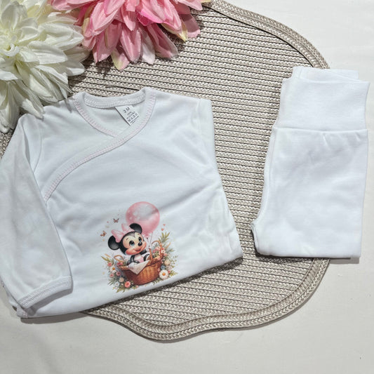 Conjunto Interior  sem carda de bebé -  Minnie - 3M
