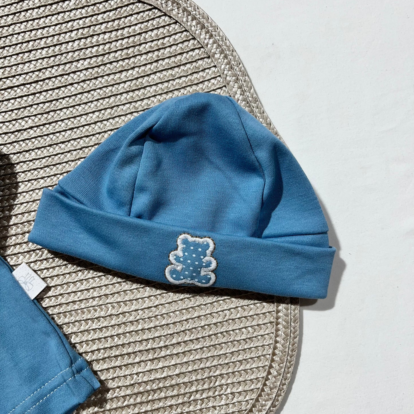 Conjunto de bebé em algodão - 4 peças - Ursinho