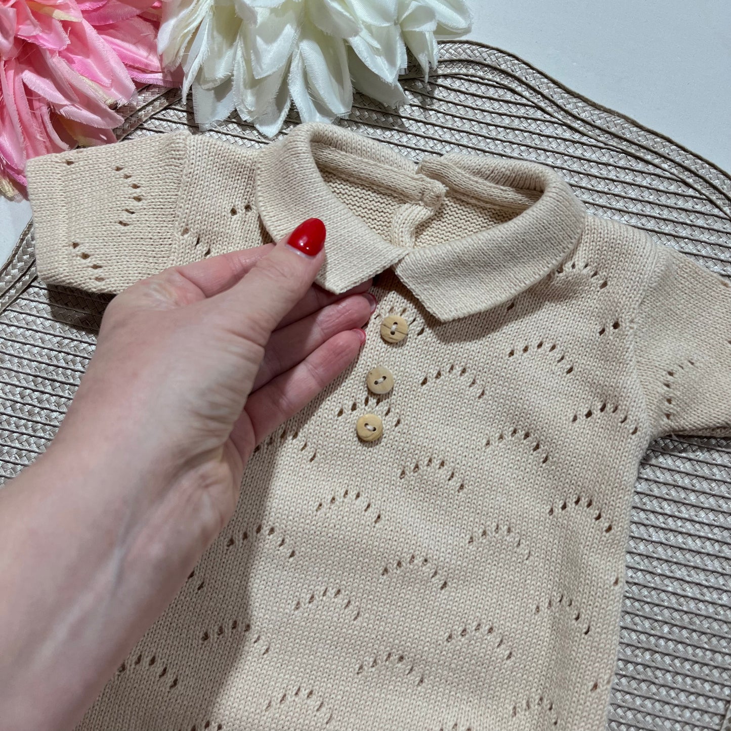 Fofo clássico para bebé menino -0/3M Areia