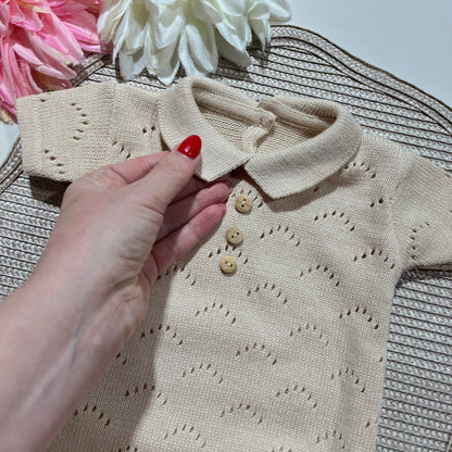 Fofo clássico para bebé menino -0/3M Areia