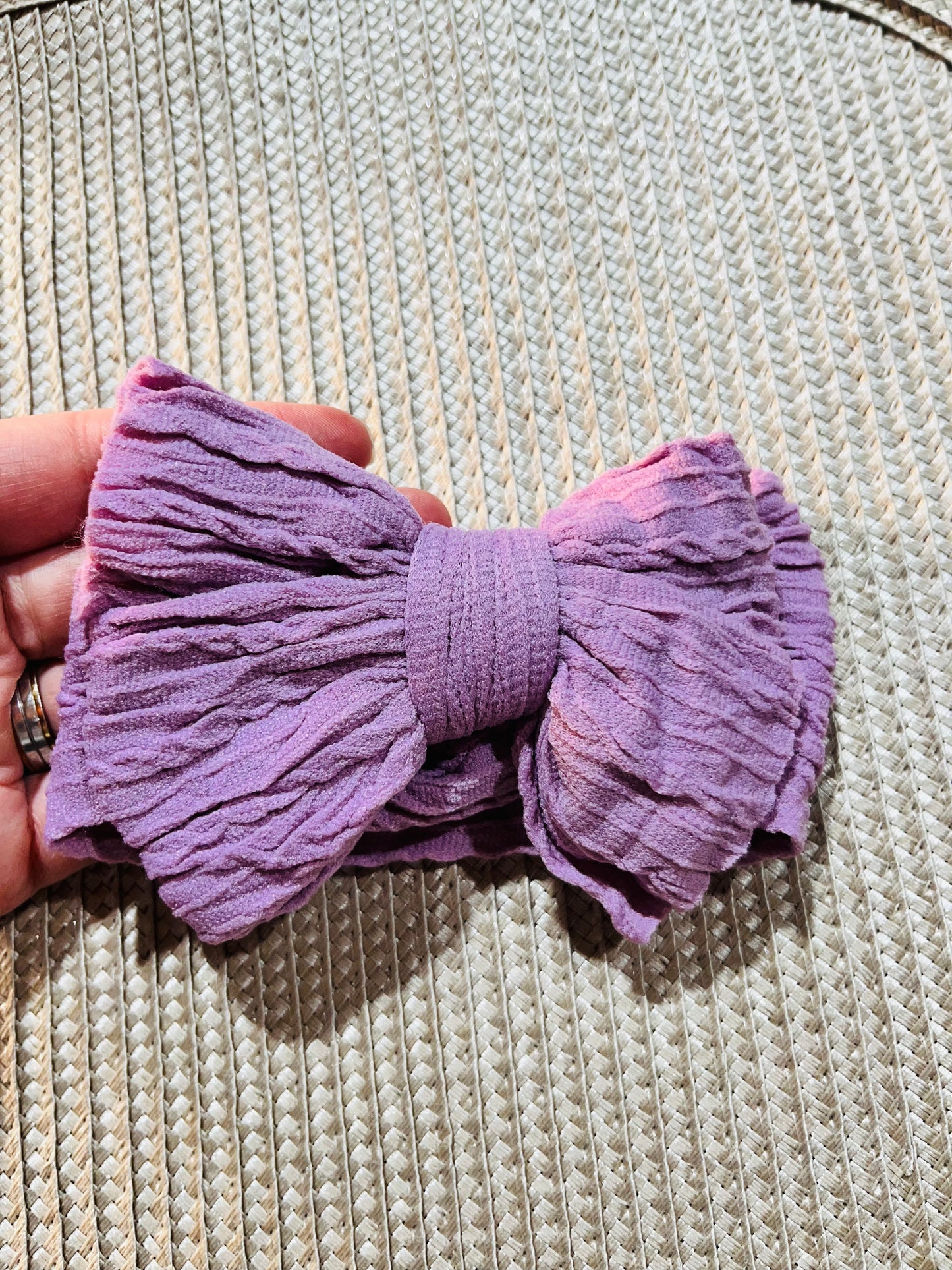 Fita de cabelo bebé menina