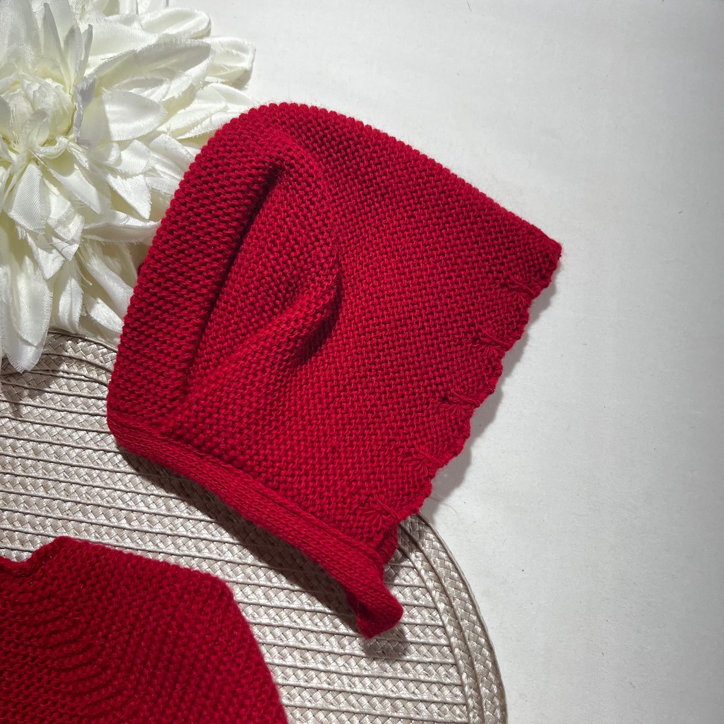Saida de maternidade para bebé - Vermelho