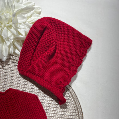 Saida de maternidade para bebé - Vermelho