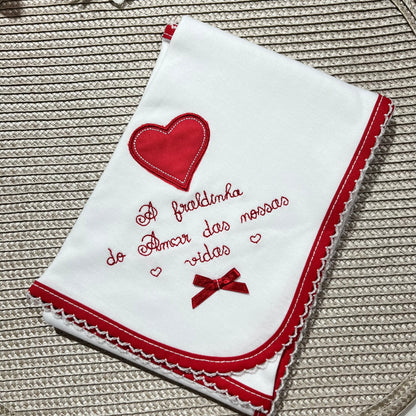 Fralda de algodão para bebé - Amor