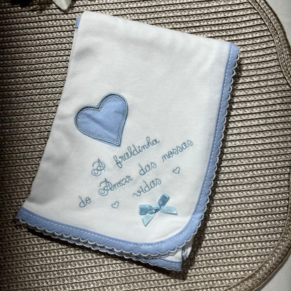 Fralda de algodão para bebé - Amor