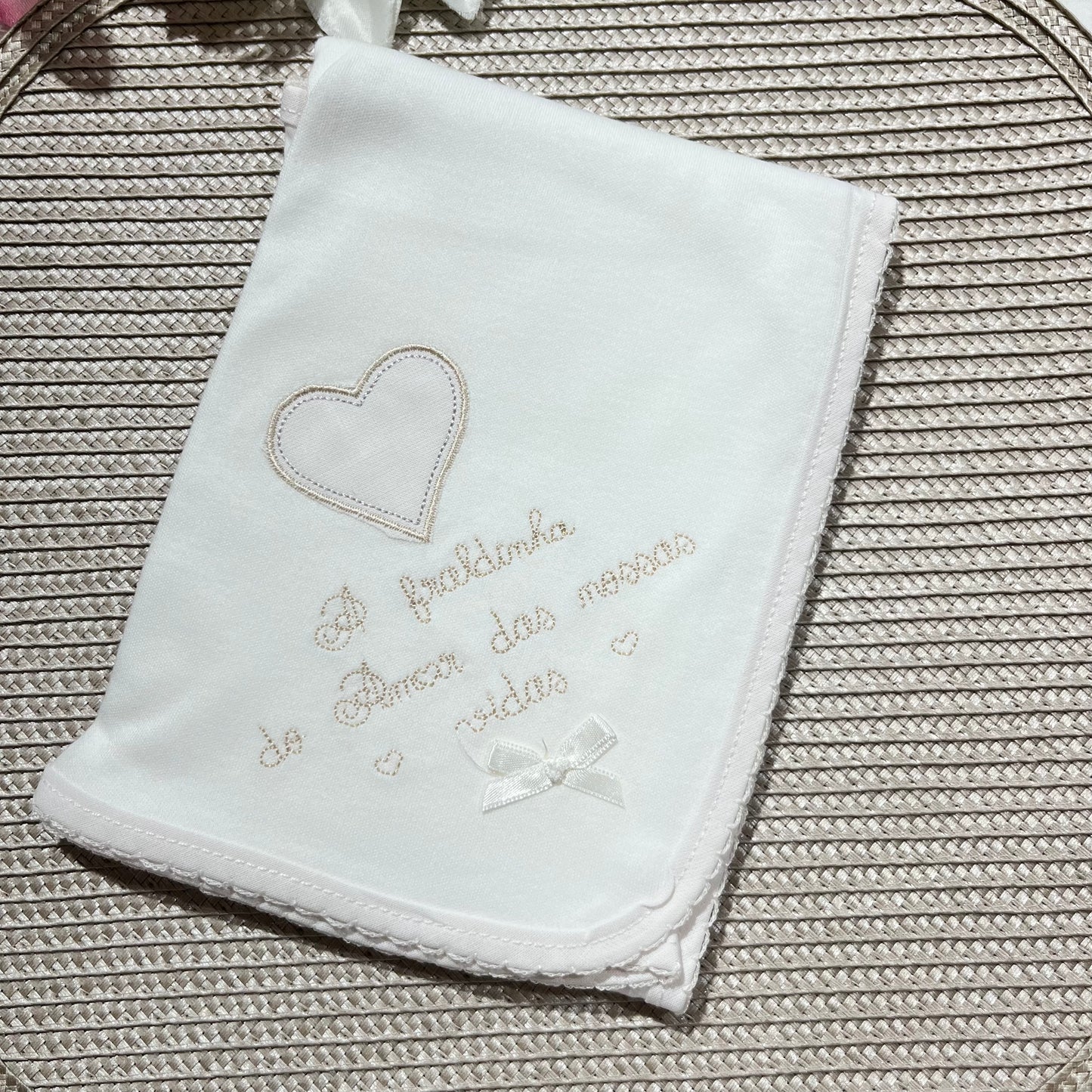 Fralda de algodão para bebé - Amor