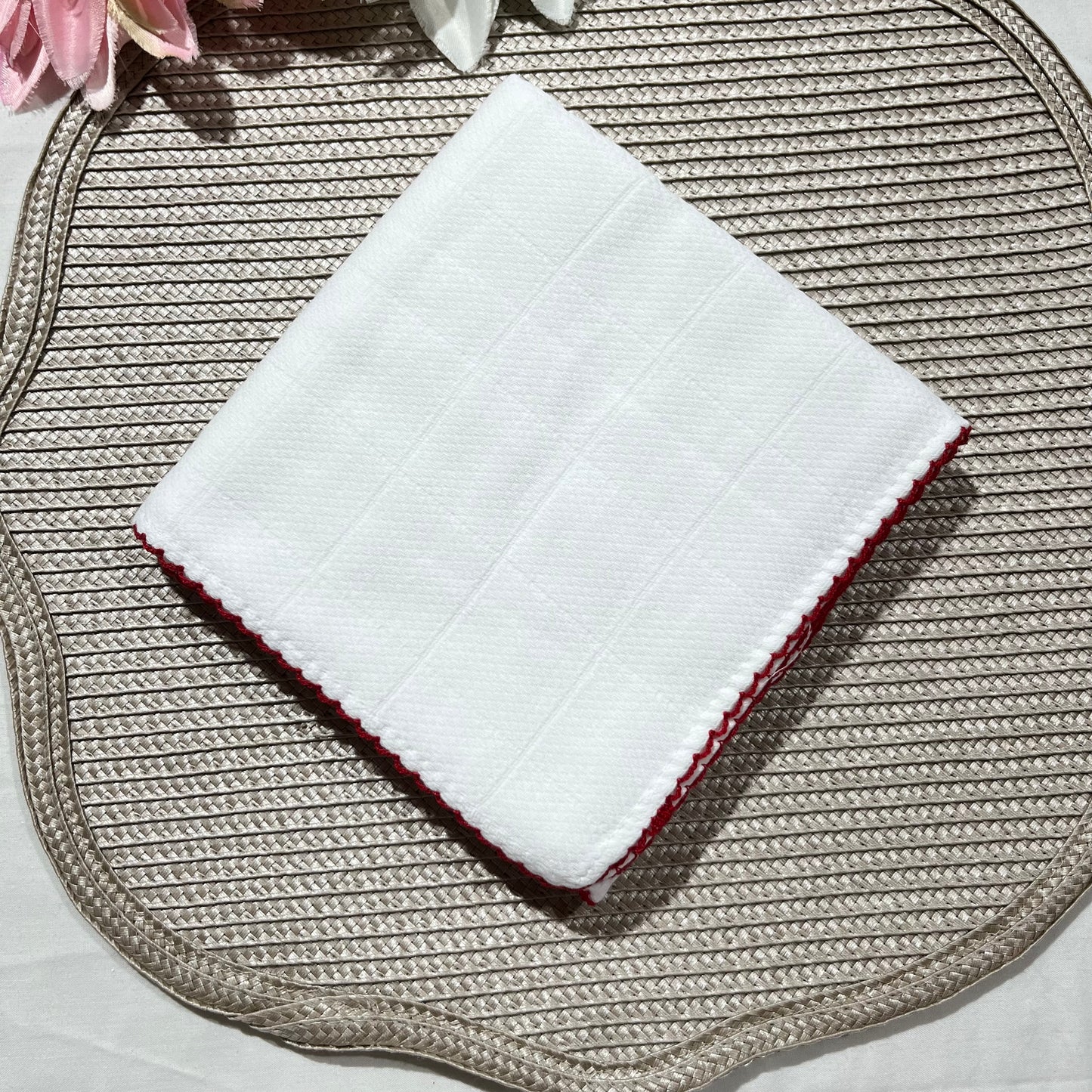 Fralda Premium de Algodão Texturada para Bebé