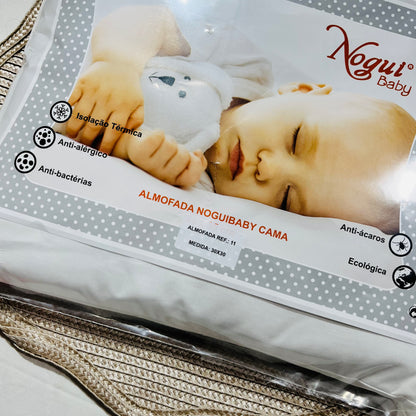 Almofada anti-alérgica, anti-bactérias para bébé dormir