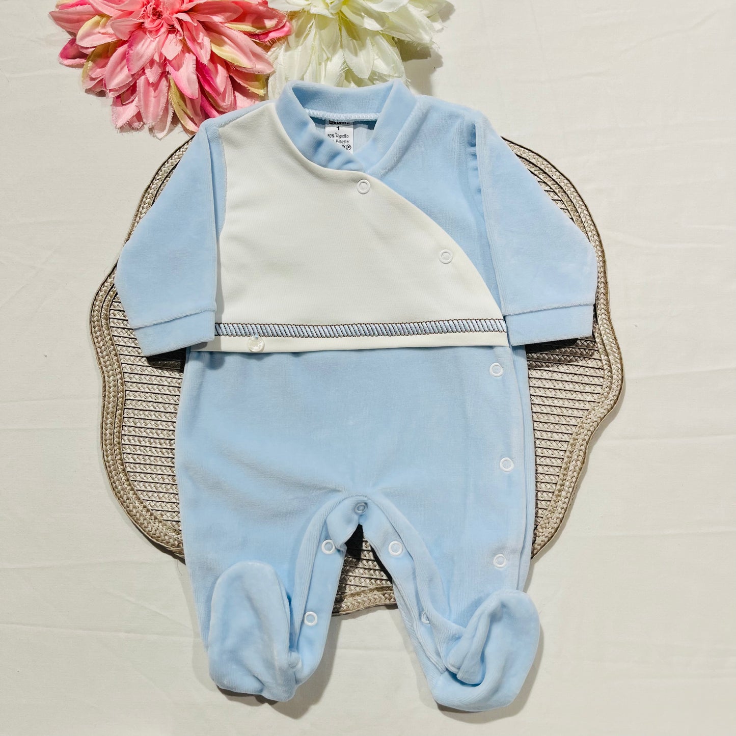 Babygrow Baby em veludo para bebé