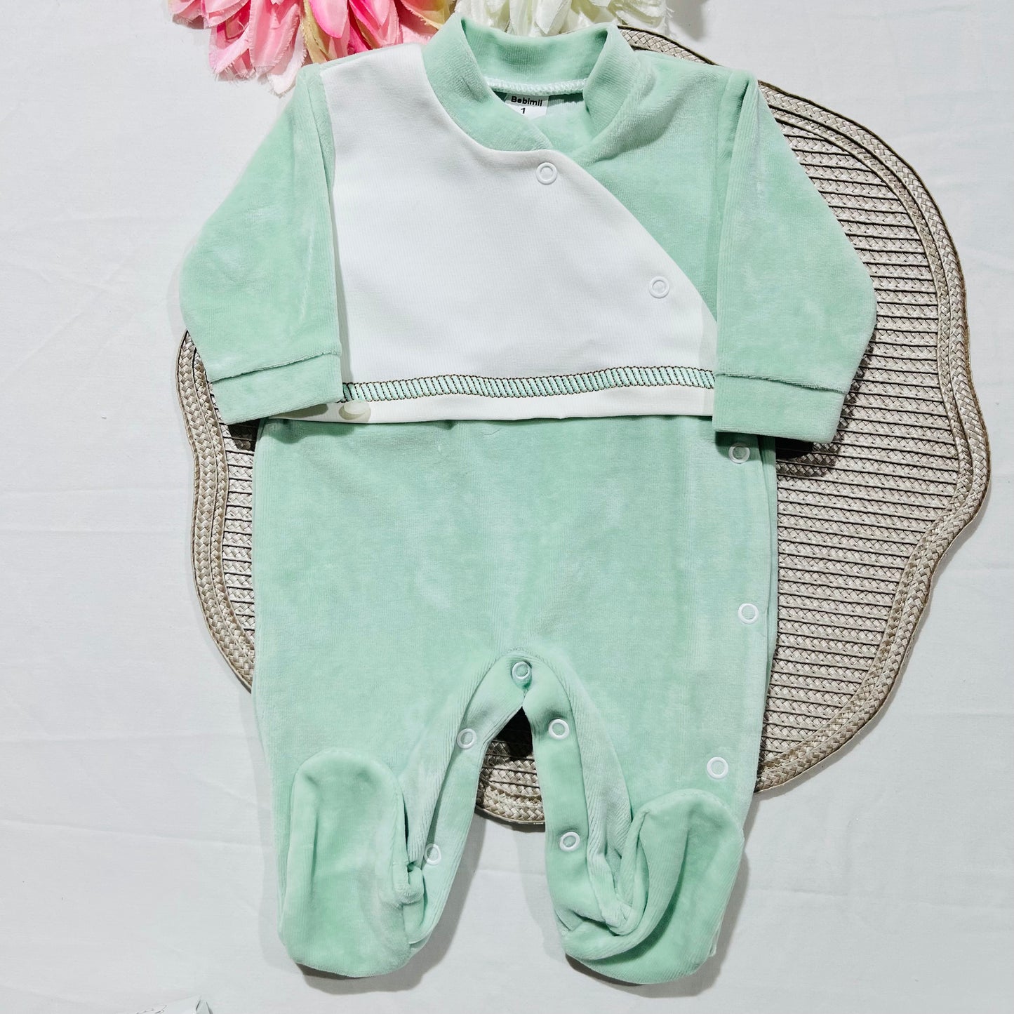 Babygrow Baby em veludo para bebé