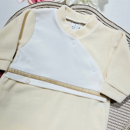 Babygrow Baby em veludo para bebé