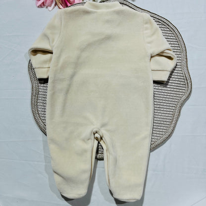 Babygrow Baby em veludo para bebé