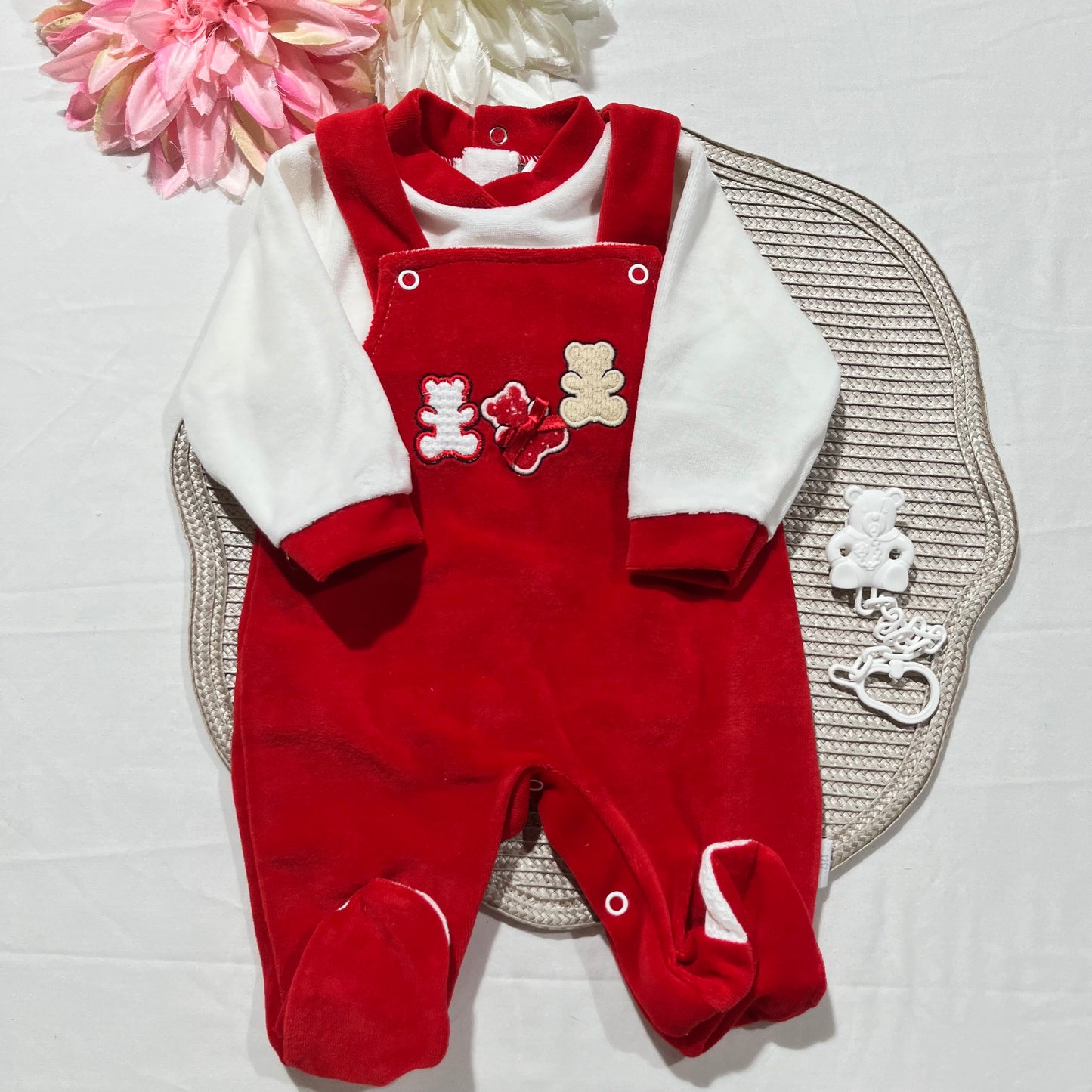 Conjunto para bebé - 3 Ursos - 1M e 2M