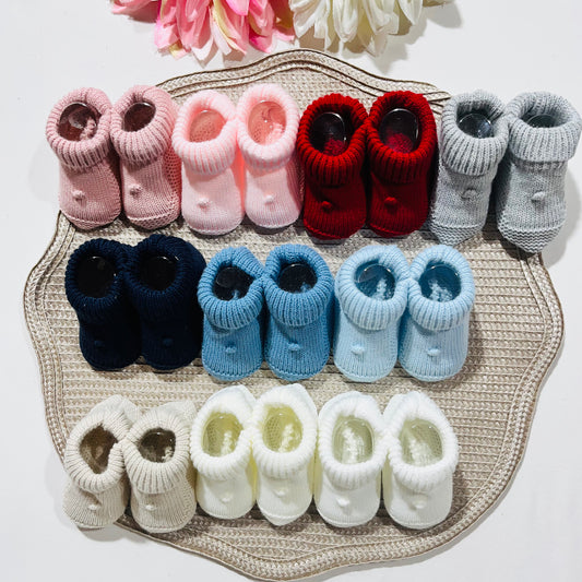 Carapins pintinha para bebé em malha