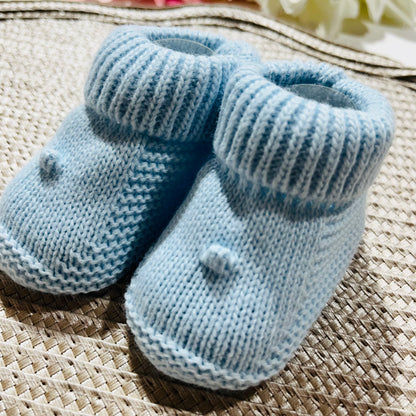 Carapins pintinha para bebé em malha