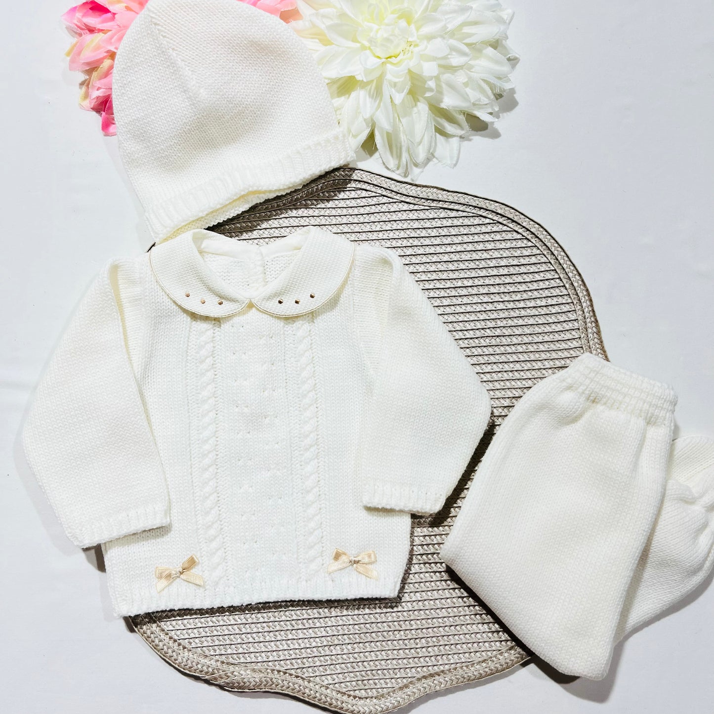 Conjunto de Saída de maternidade para Bebé 0-3 meses - Miminho - Pérola