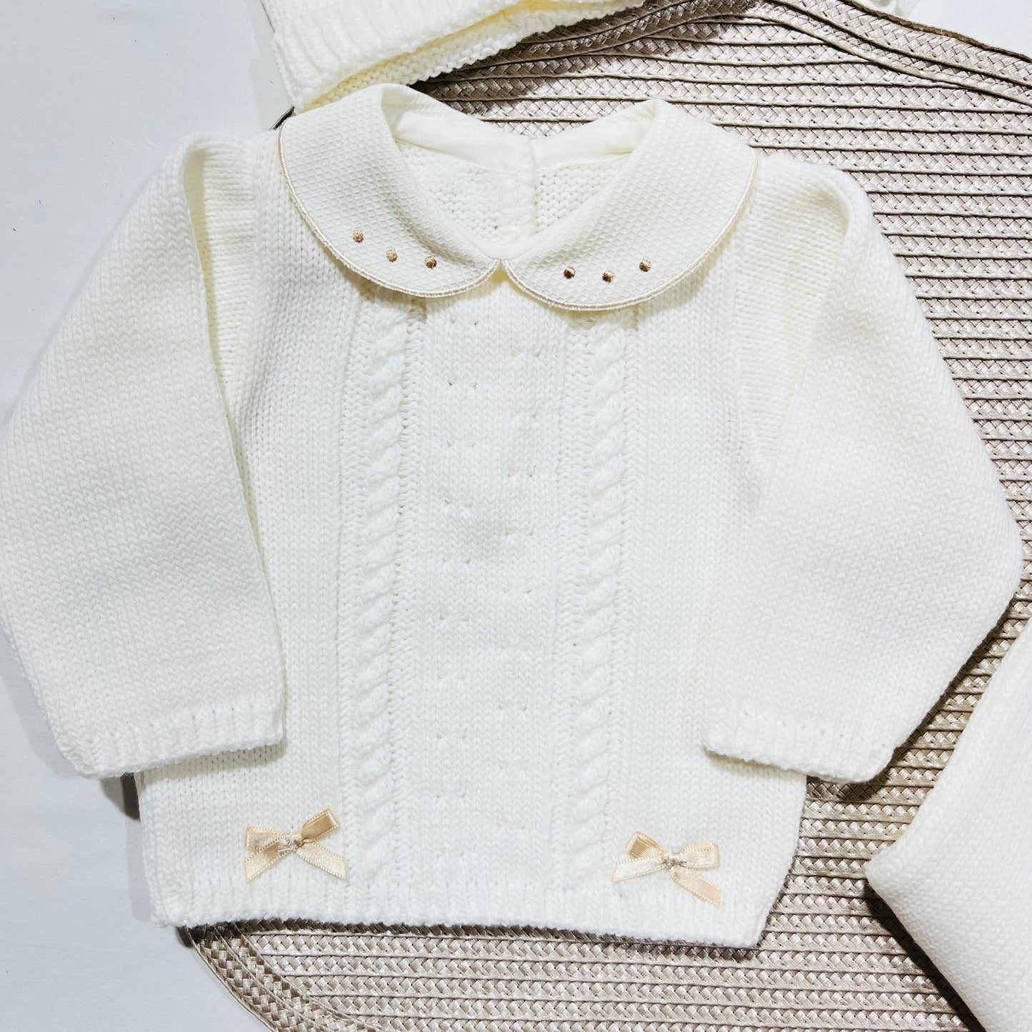 Conjunto de Saída de maternidade para Bebé 0-3 meses - Miminho - Pérola