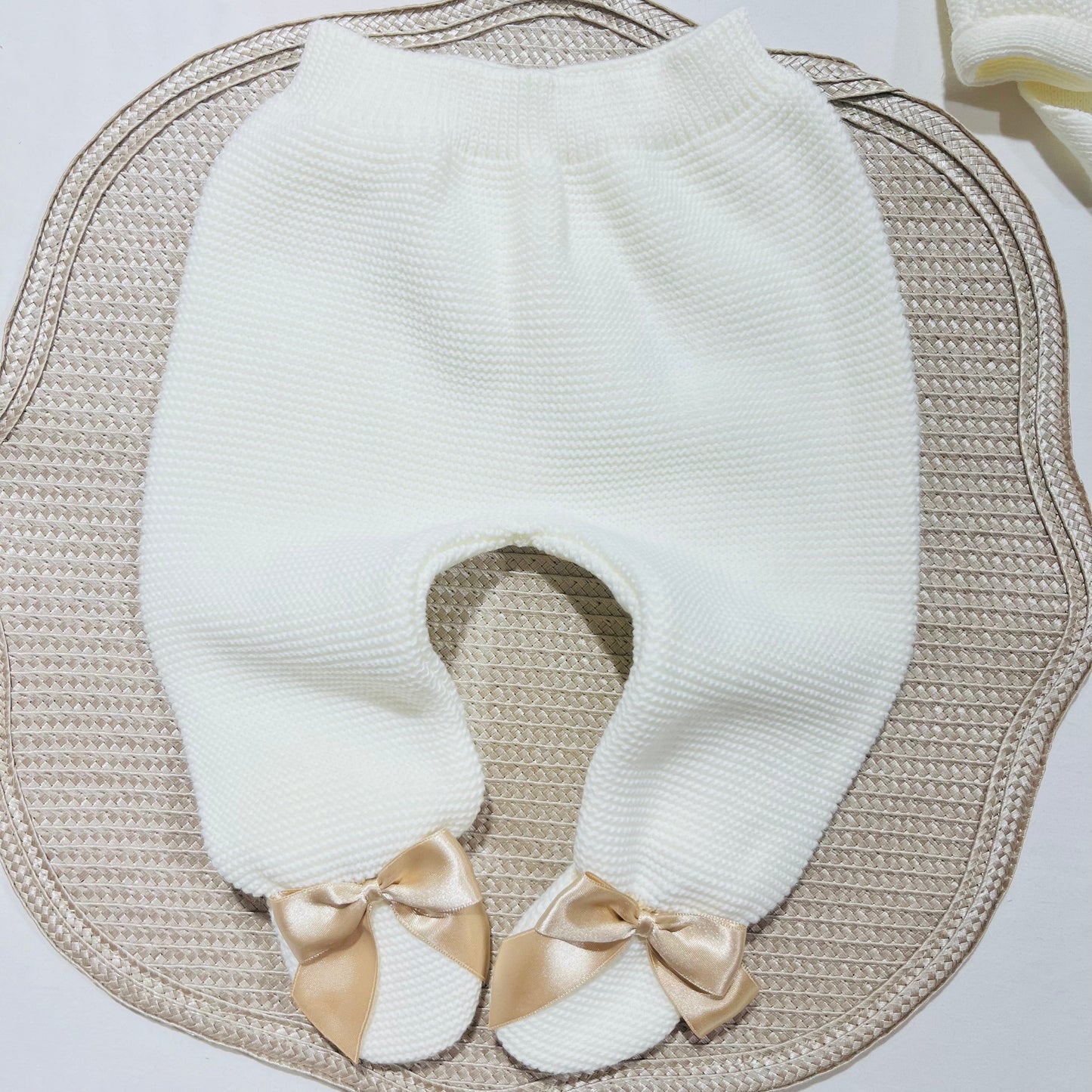 Saída de Maternidade - conjunto de 3 peças  em malha- 1/3M - Diana
