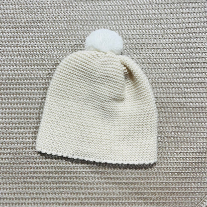 Conjunto de bebé menina  em malha - 3 peças - 1/3M - Areia