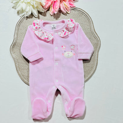 Babygrow em veludo - Ursinho Ternura - 0 e 1M