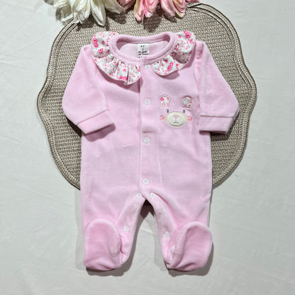 Kit Ursinho Ternura - 0M - Rosa bebé