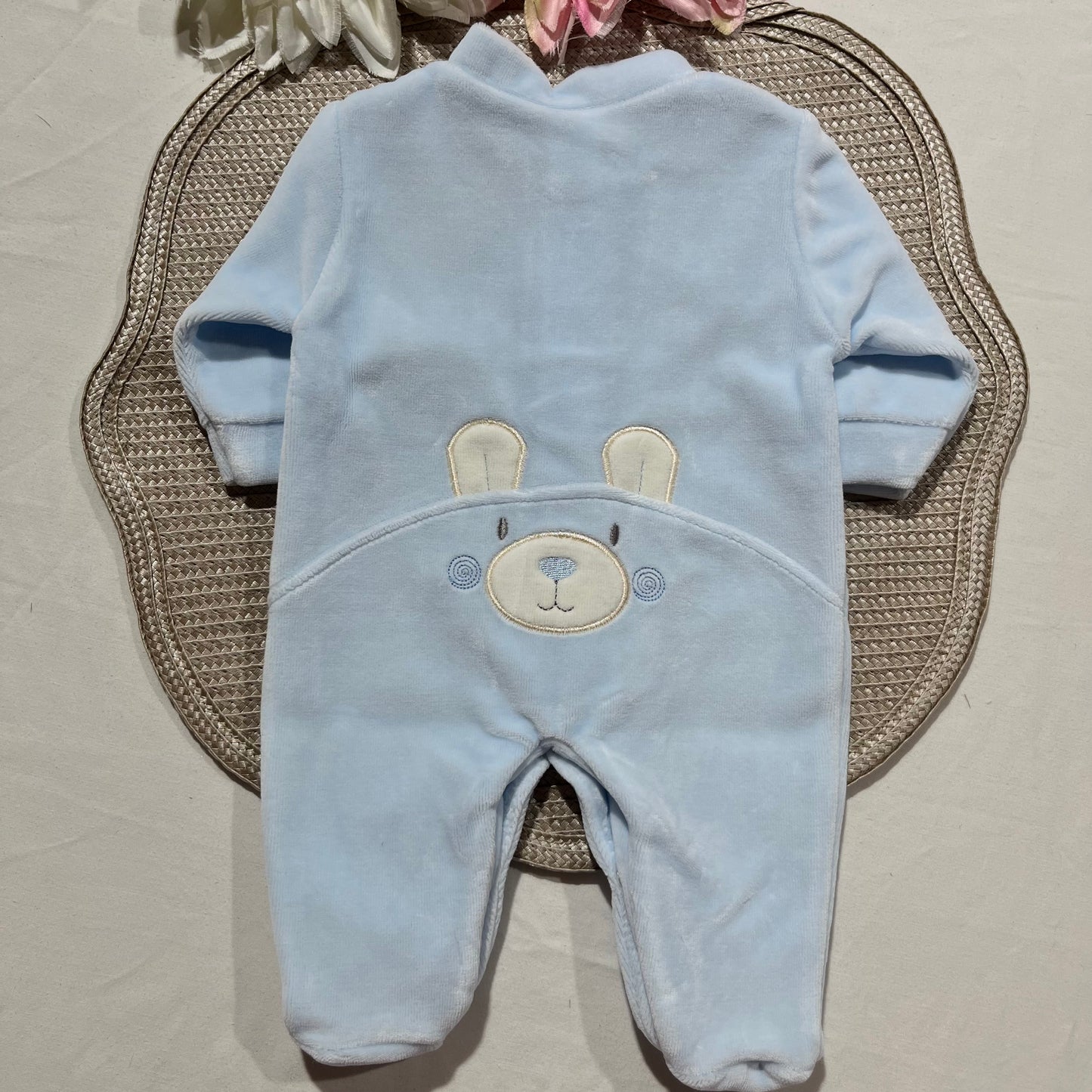 Kit Ursinho Ternura - 0M - Azul bebé