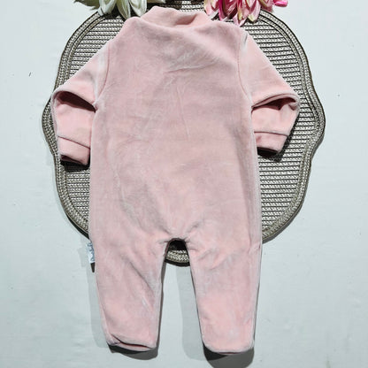 Babygrow Marieta para bebé em veludo
