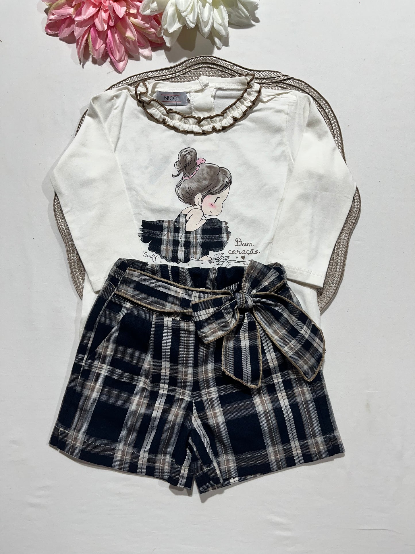 Conjunto camisola e calção - 12M