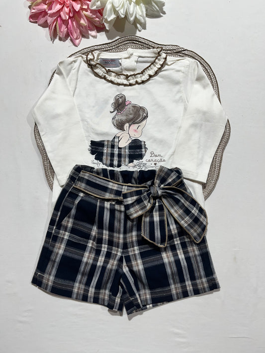 Conjunto camisola e calção - 12M