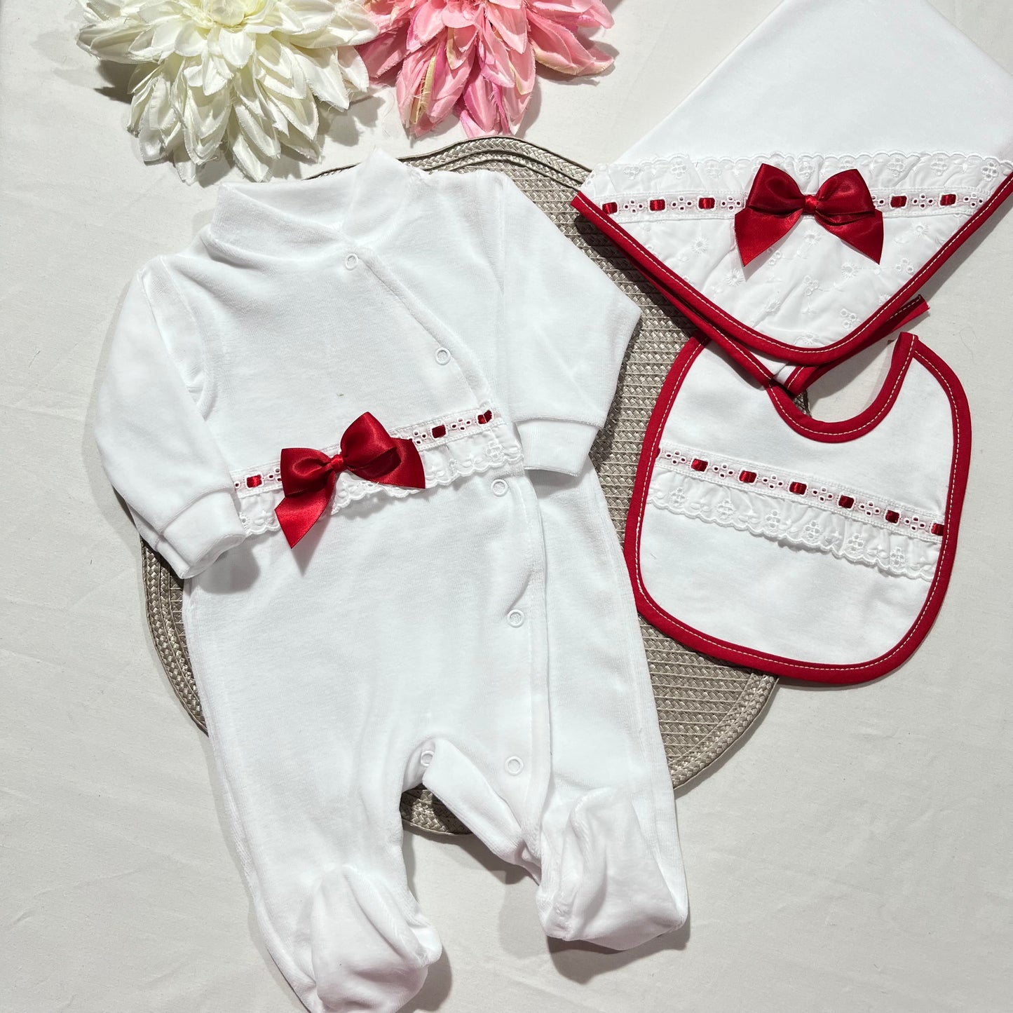 Kit Encanto para bebé - Vermelho