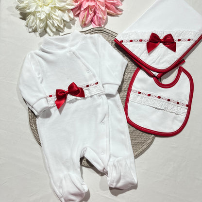 Kit Encanto para bebé - Vermelho