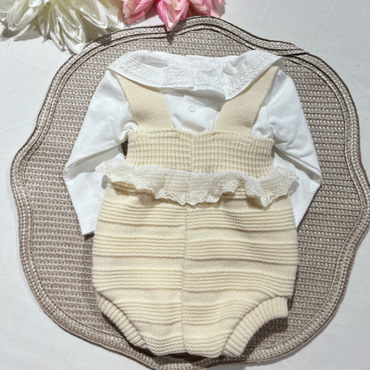 Conjunto Sophia - Fofo e body - Areia - 0/1M