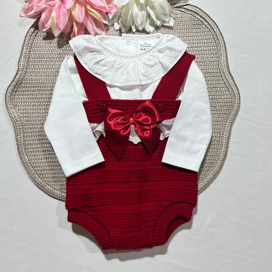 Conjunto Sophia - Fofo e body - Vermelho