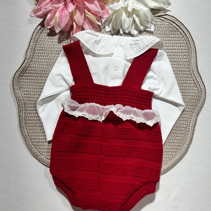 Conjunto Sophia - Fofo e body - Vermelho