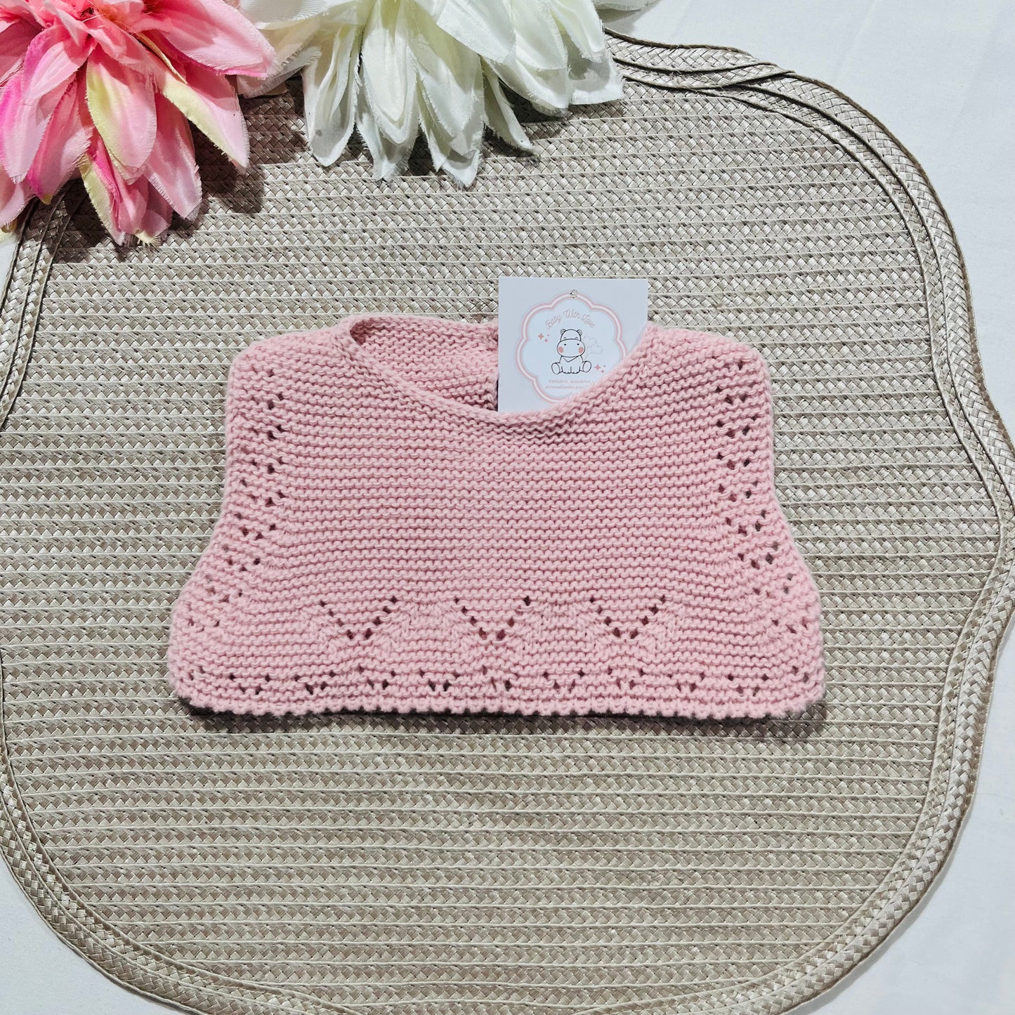 Conjunto Vichy - Fofo e colete - 1 aos 12M
