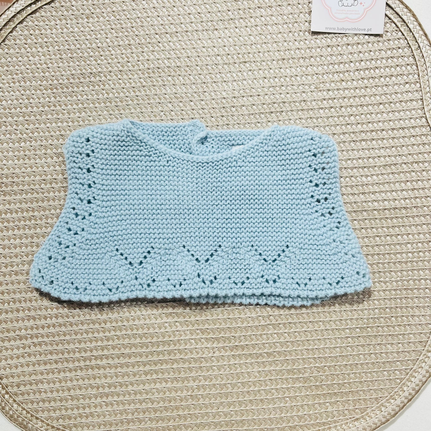Conjunto Vichy - Fofo e colete - 1 aos 12M