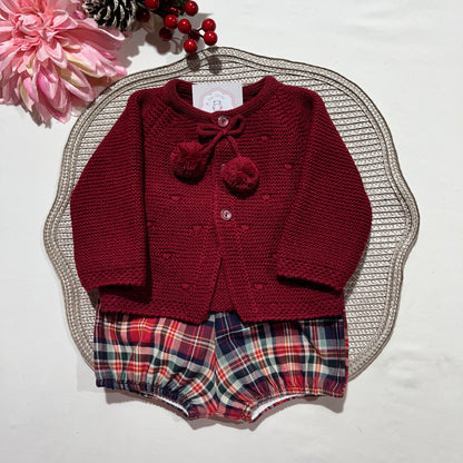 Conjunto Gabriel  para bebé - Vermelho - 1 aos 12M