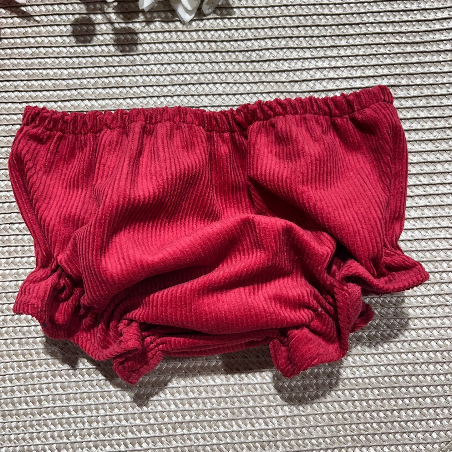 Vestido Aurora  para bebé - Vermelho - 6 e 12M