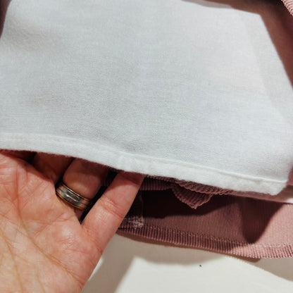 Vestido Aurora  para bebé - Rosa velho -  6 e 12M