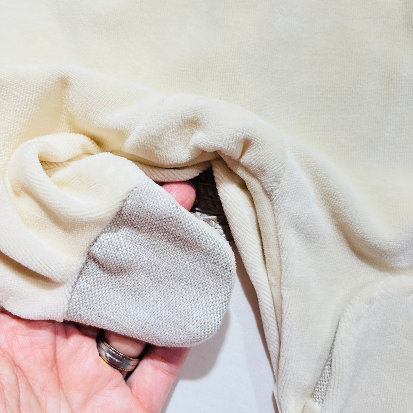 Babygrow em veludo - Linho - Qualidade PREMIUM - 1 e 3M - Bege