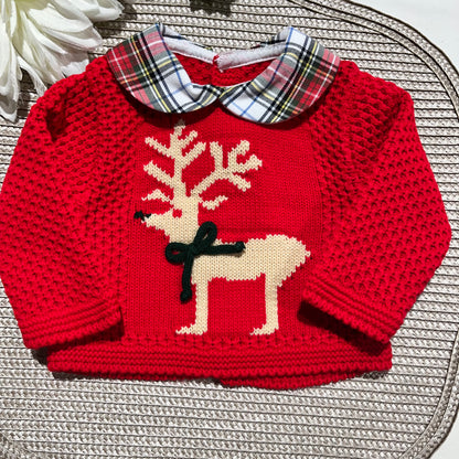 Conjunto Rena para bebé - 1 aos 12M - Vermelho