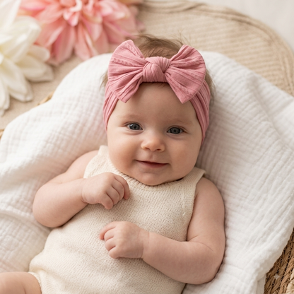 Fita de cabelo bebé menina - 0 aos 24M