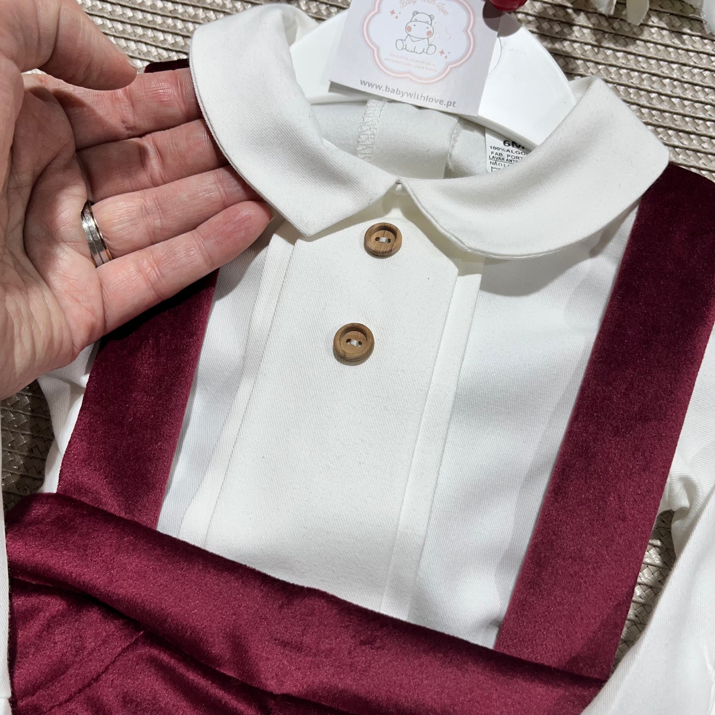 Conjunto Afonso para bebé - 6 e 12M - Bordou
