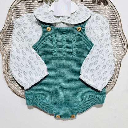 Conjunto Oliver  para bebé - 1 aos 12M - Verde