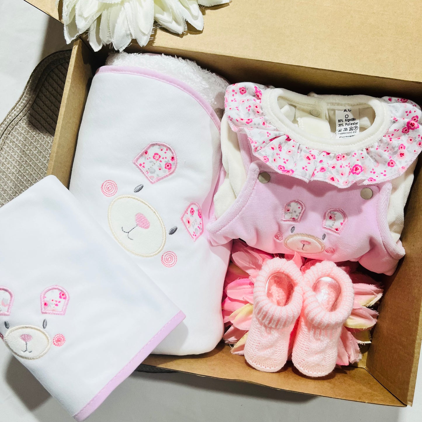 Box Ursinho Ternura - 1M - Oferta do nome personalizado