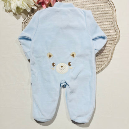 Babygrow Pituco em veludo - 1 aos 2M