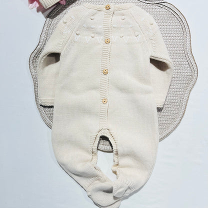 Conjunto Macacão + Gorro Pipoca