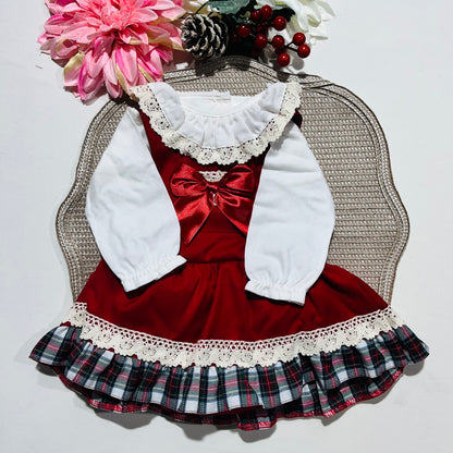 Conjunto Natal Fofo e camisa - 3 aos 12M